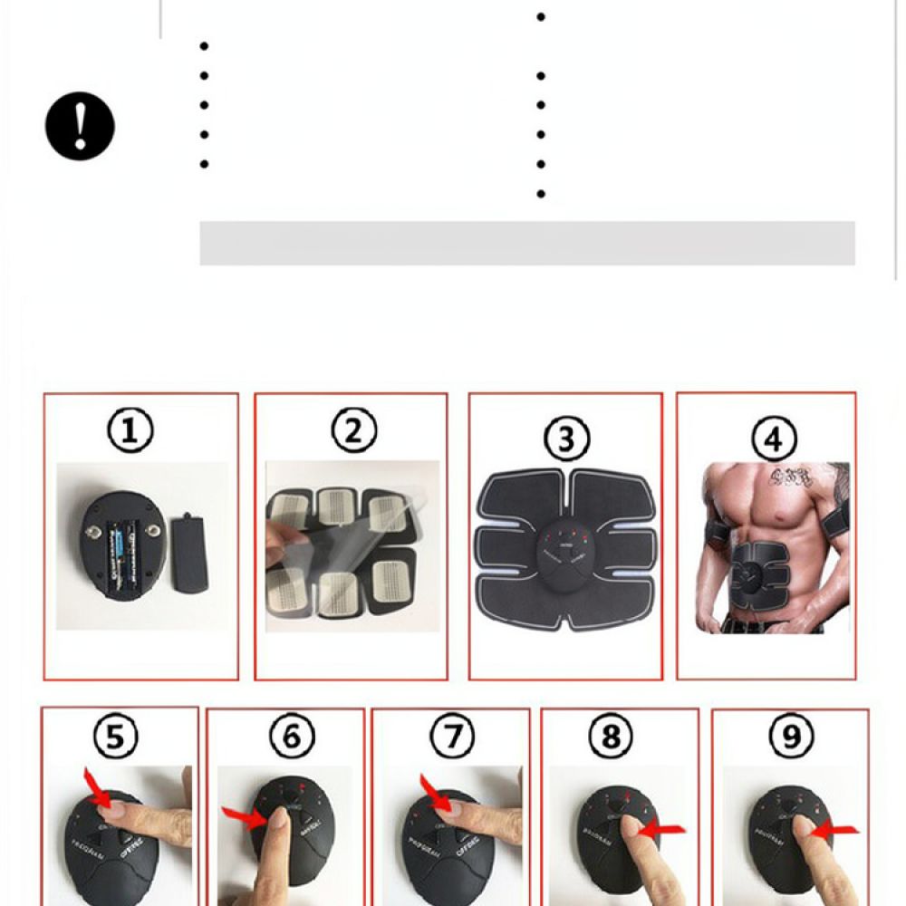 Electronic Abdominal Muscle Tr - Home Gym Portable 评论和价格