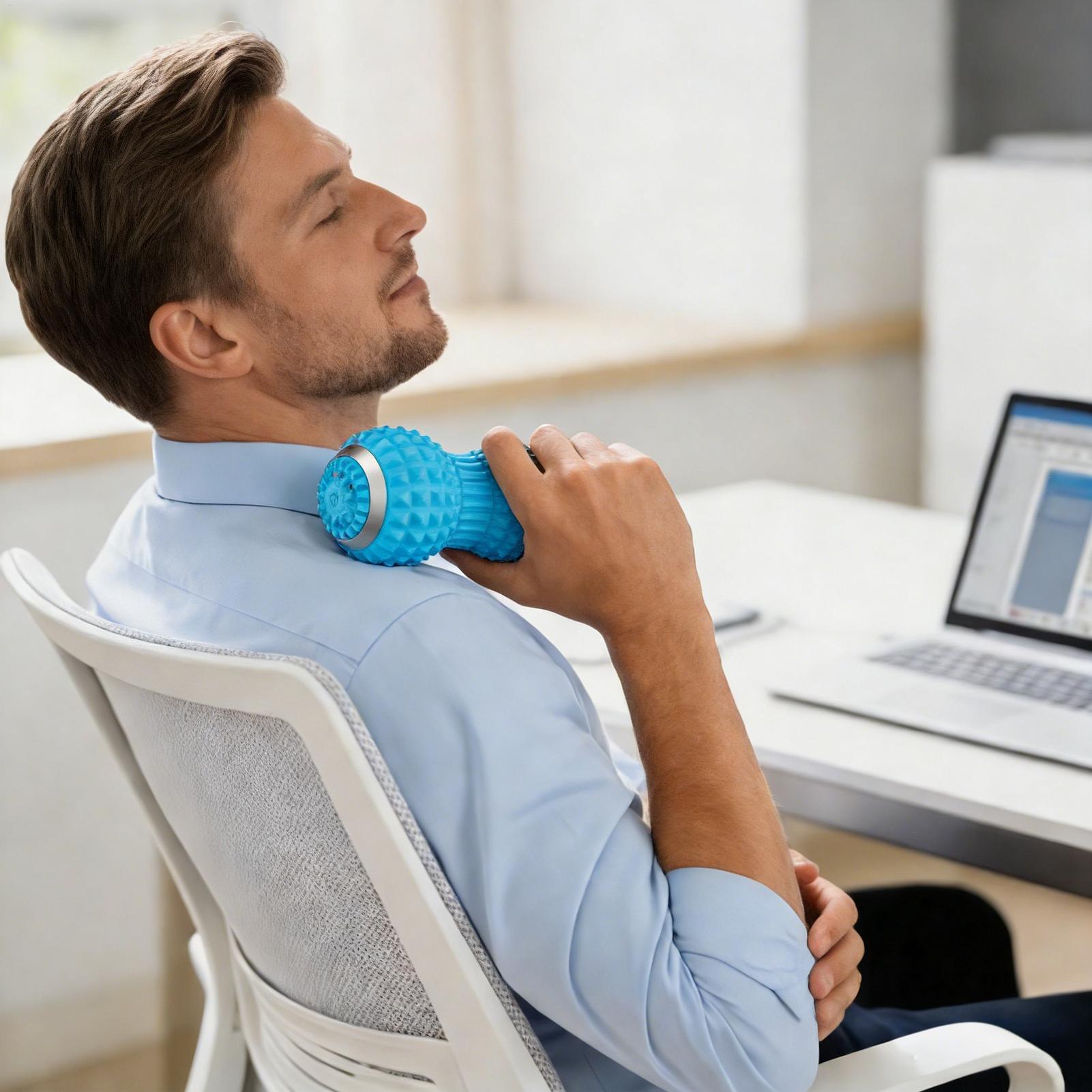 Vibrating Massage Roller Neck  - Home Gym Yoga 评论和价格