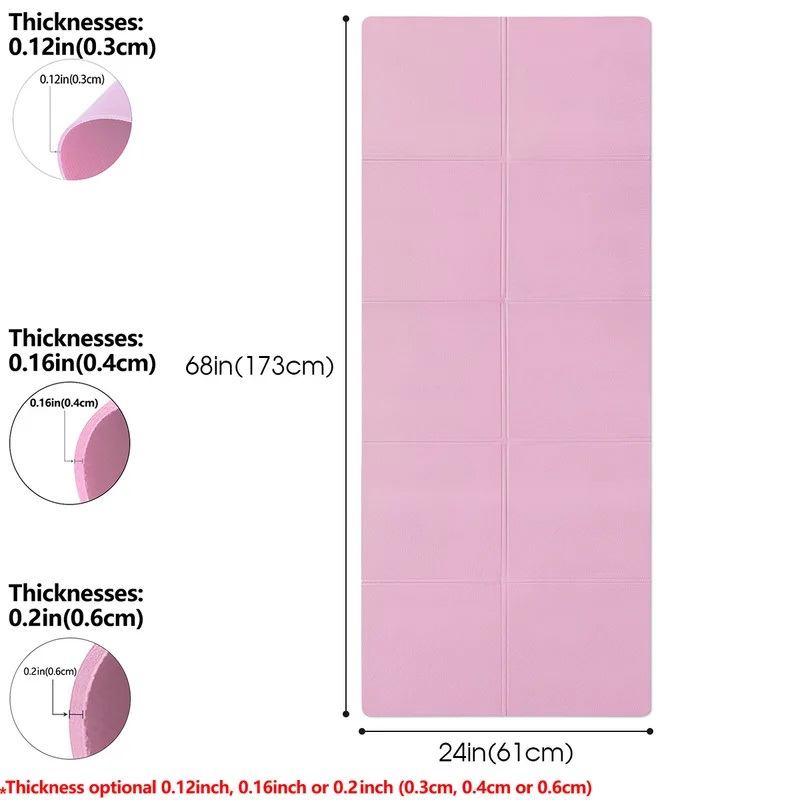 4mm Thick Non-Slip Yoga Exerci - Home Gym Routine 评论和价格